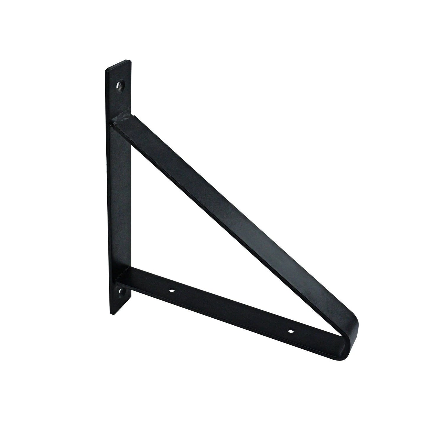 Carinya Black Exposed Triangle Stayed Bracket, 210x185mm, Powder-Coated Steel, 70kg Load