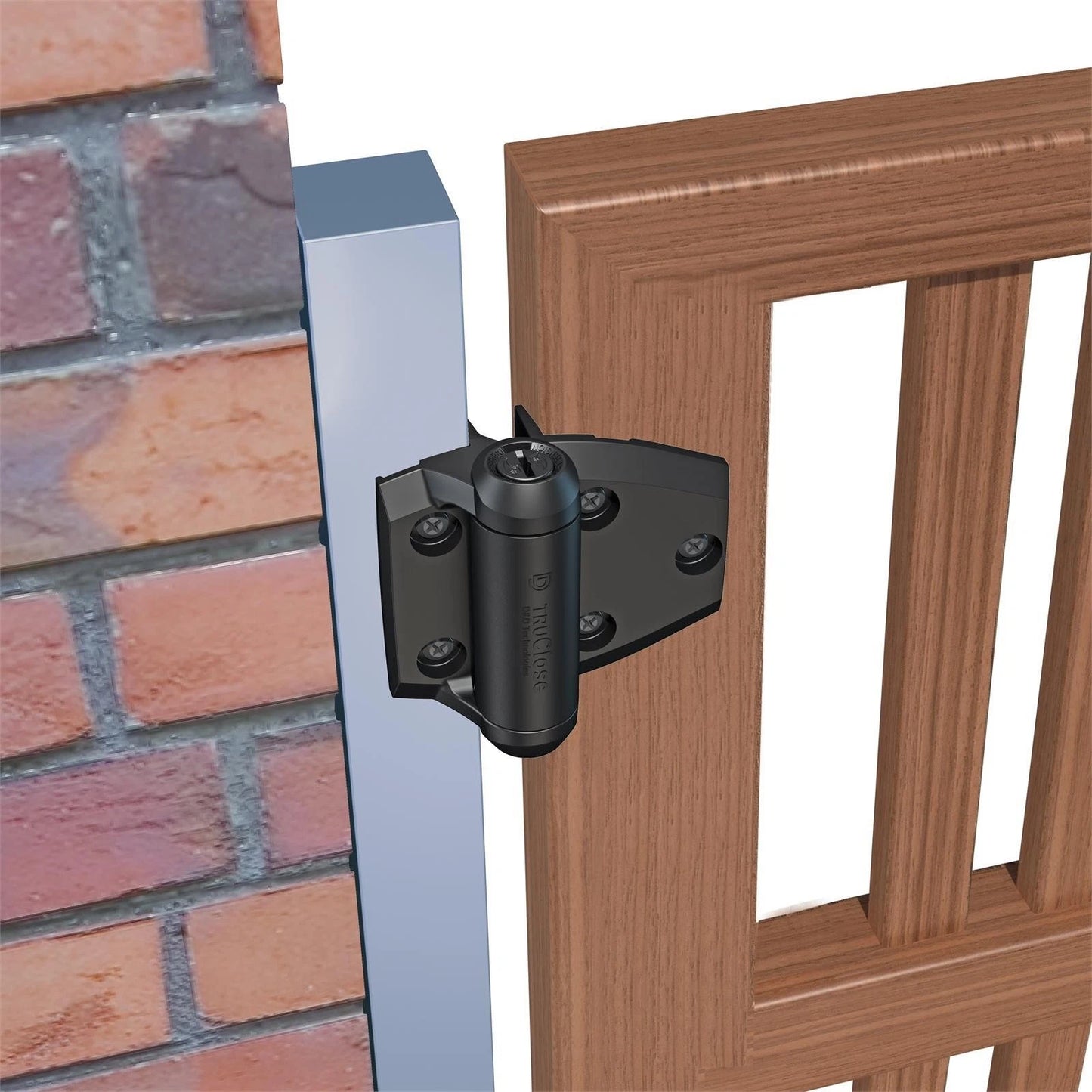 TruClose® Self-Closing Safety Gate Hinges, Adjustable, Durable, Rust-Free, 30kg Capacity