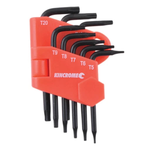 Kincrome Mini Tamperproof TORX® Set, 8 Piece, Chrome Vanadium Steel, Compact Case Included