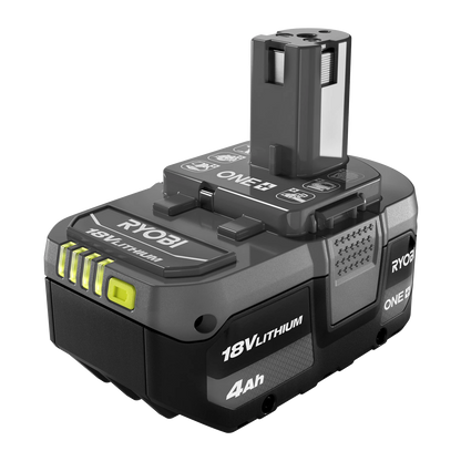 Ryobi 18V ONE+ 4.0Ah Battery Twin Pack, IntelliCell Tech, 200+ Tool Compatibility