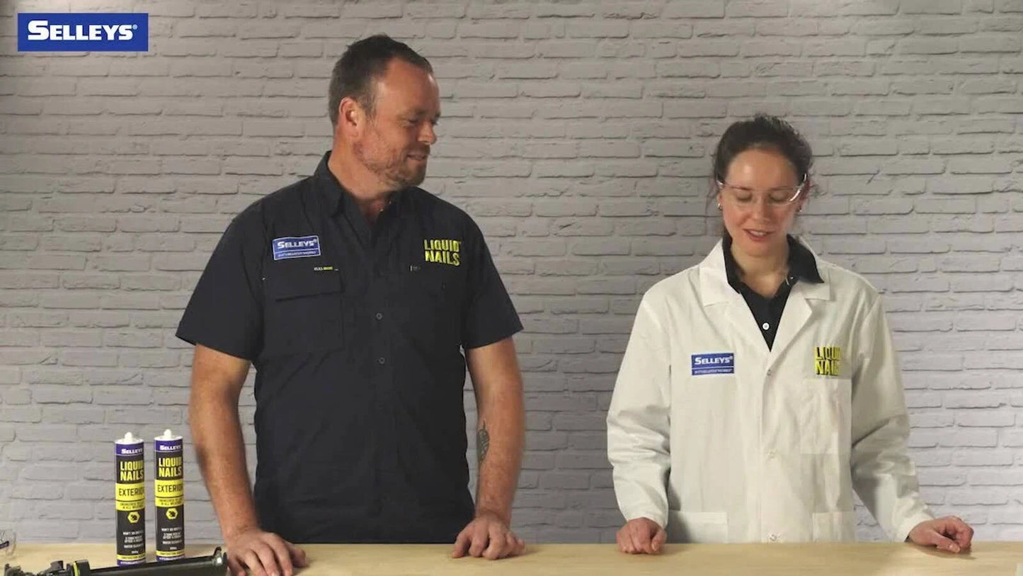 Selleys Liquid Nails Exterior 350g - Strong, Flexible, UV & Weather Resistant Adhesive