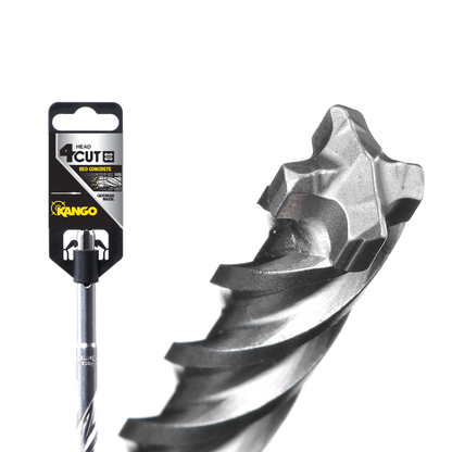Kango 20mm x 250mm SDS Plus Drill Bit, Carbide Tip, 4 Cutting Edges, Concrete & Stone