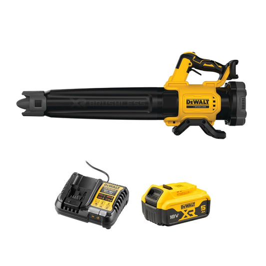 DeWALT 18V XR Brushless Axial Blower Kit 5.0Ah, 450 CFM, 200 km/h, Quiet Operation