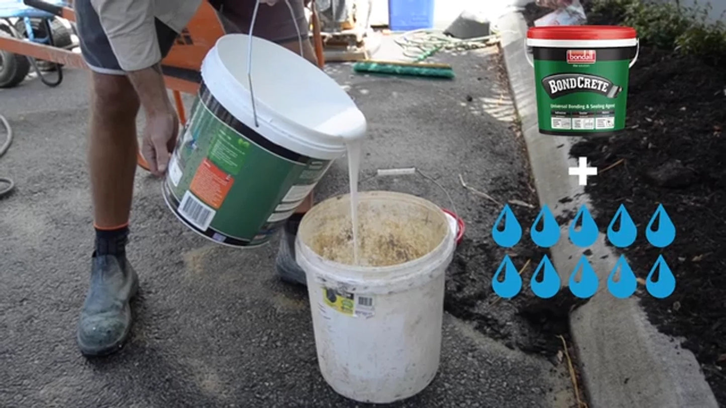 Bondall BondCrete 4L Cement Additive - Versatile, No Prep Needed, High Concentration, Australian Made