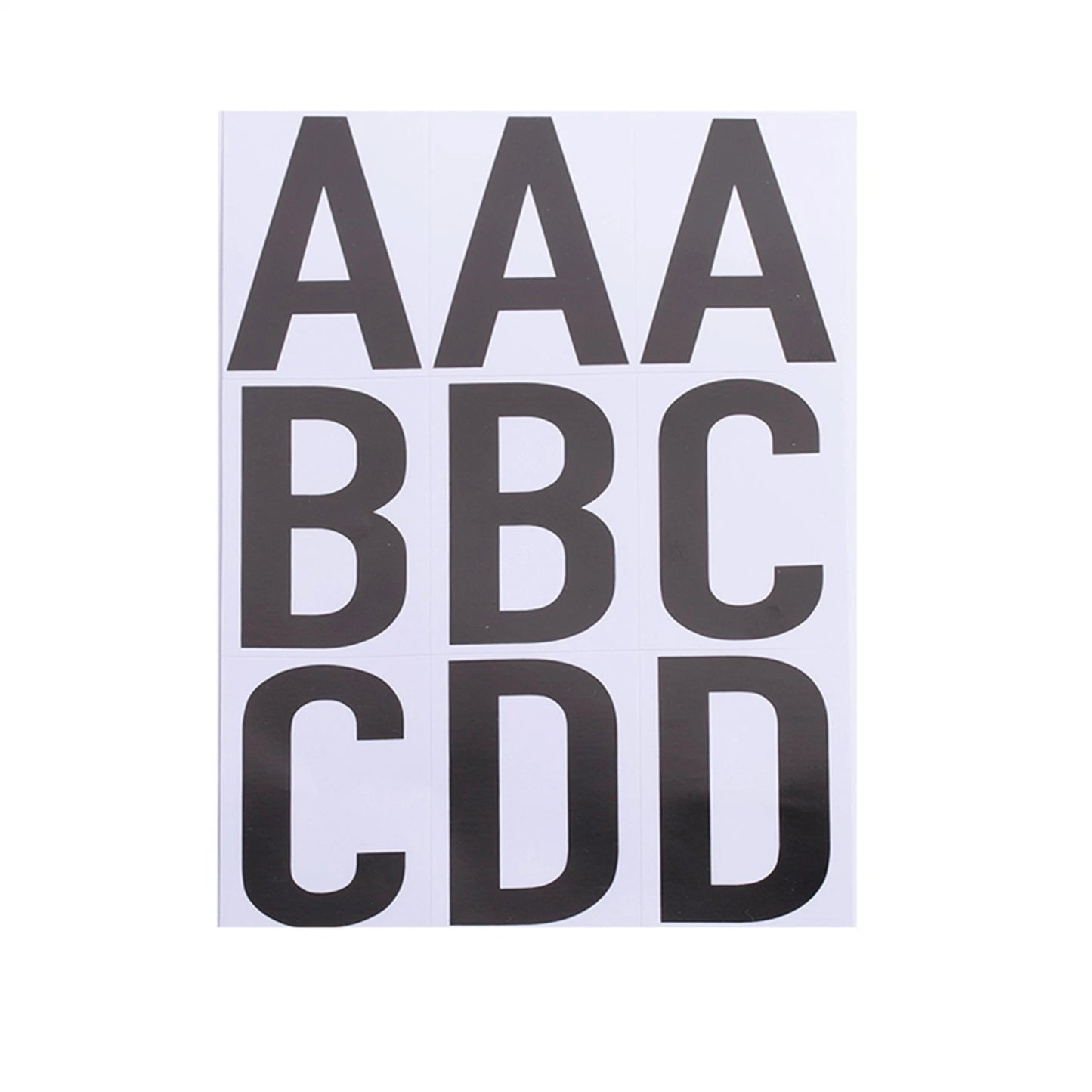 Sandleford 75mm Self Adhesive Vinyl Letter Kit, Easy Peel & Stick, Universal Surface Compatibility