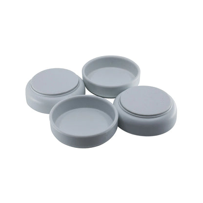 Surface Gard 60mm White Non-slip Castor Cup 4 Piece - Floor Protection & Versatile Compatibility