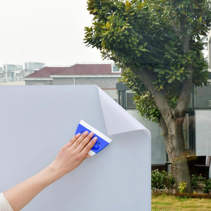 Pillar Dual Side Window Film Applicator, Blue/White, Ergonomic Handle, Soft Polypropylene Blades