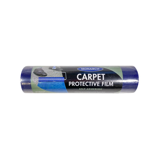 Monarch Protective Carpet Film 270mm x 30m, Self-Adhesive, Tear-Resistant, Blue