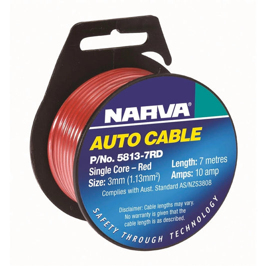 Narva Handy 10 Amp 7m Cable Reel – Versatile for Home & Automotive
