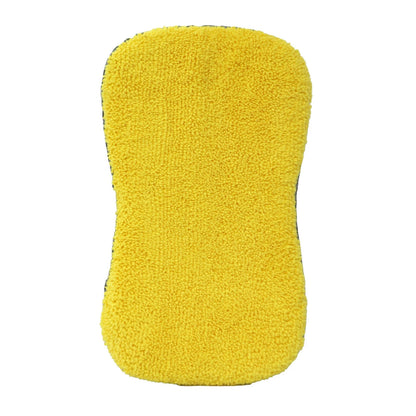 MR CLEAN Double Sided Microfibre Car Sponge, Non-Scratch, Machine Washable, Soft Surface