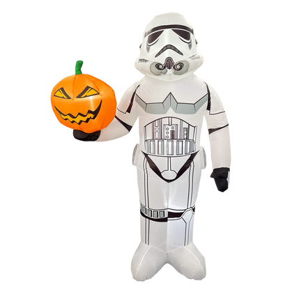 Star Wars 1.8m Inflatable Halloween Stormtrooper with LED Lights, Indoor/Outdoor Use