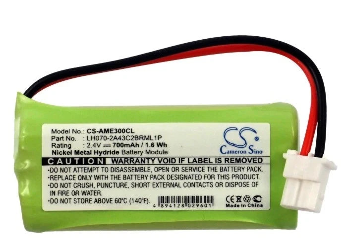 Cameron Sino 700mAh Ni-MH Rechargeable Battery 2.4V for American, Telekom, AT&T, VTech