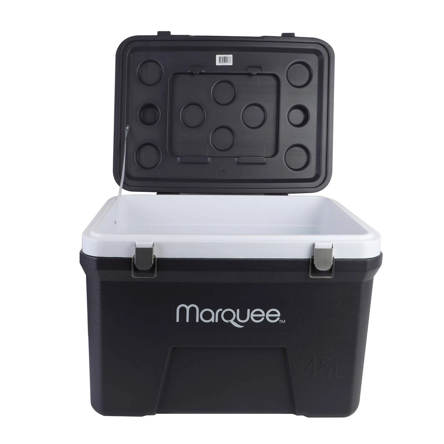Marquee 45L Insulated Hard Cooler with Superior Insulation, Sturdy Handles, and Cup Holders