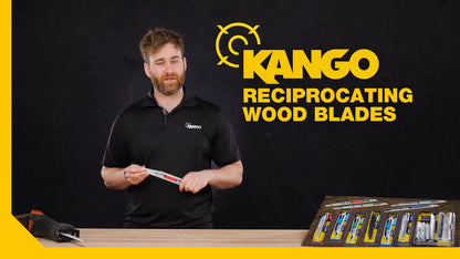 Kango 9” Wood Demo Reciprocating Saw Blade 5-Pack, 5 TPI, Sabre Tooth Design, Nail Protection
