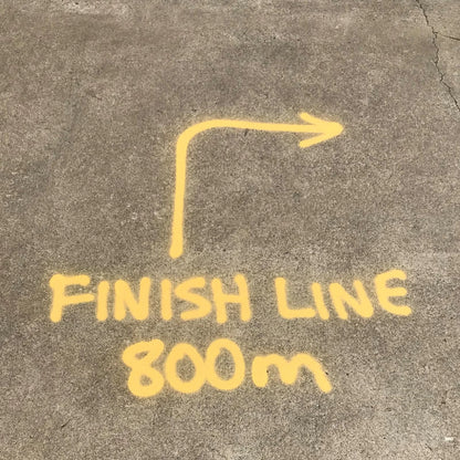 Dy-Mark 350g White Landscape Chalk - Fast-Dry, Temporary Marking, Easy Removal