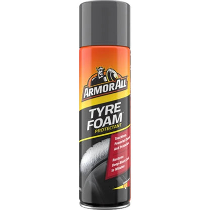 Armor All 500g Tyre Foam - Cleans, Shines & Protects Tyres Effortlessly