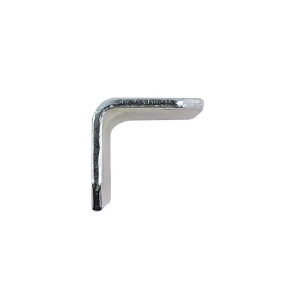 Carinya Zinc Plated Steel Angle Bracket 63.5x20x20mm 4 Pack - Indoor/Outdoor Use