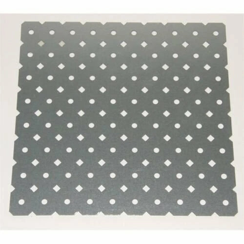 Carinya Perforated Steel Flat Bracket 200x200x1mm - Easy Cut & Bend, Fast Assembly