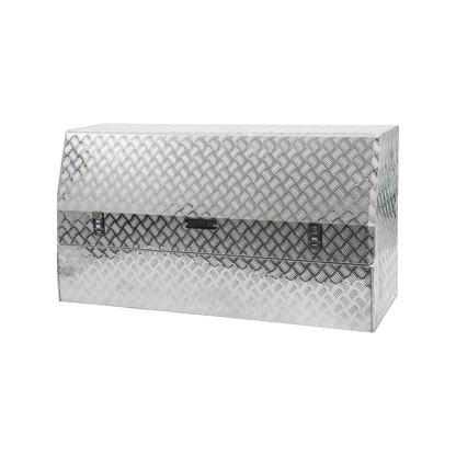 Rhino Aluminium Checkerplate Highside Toolbox 1465x520x795mm, Weather-Resistant, Lockable