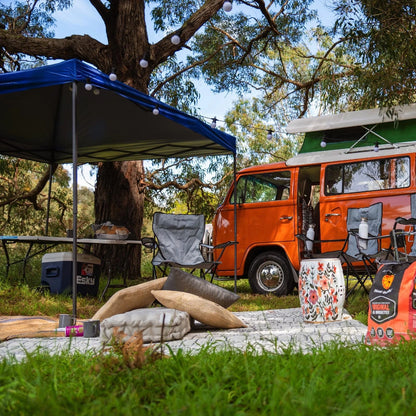 Marquee 3x3m Easy Up Gazebo, Portable, UPF50+ Canopy, Steel Frame, Wheeled Bag