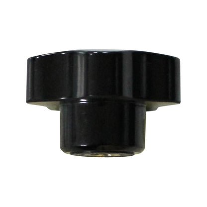 Richmond M8 Hand Nut - Black Bakelite, Brass Insert, Five Lobes Design, Easy to Use