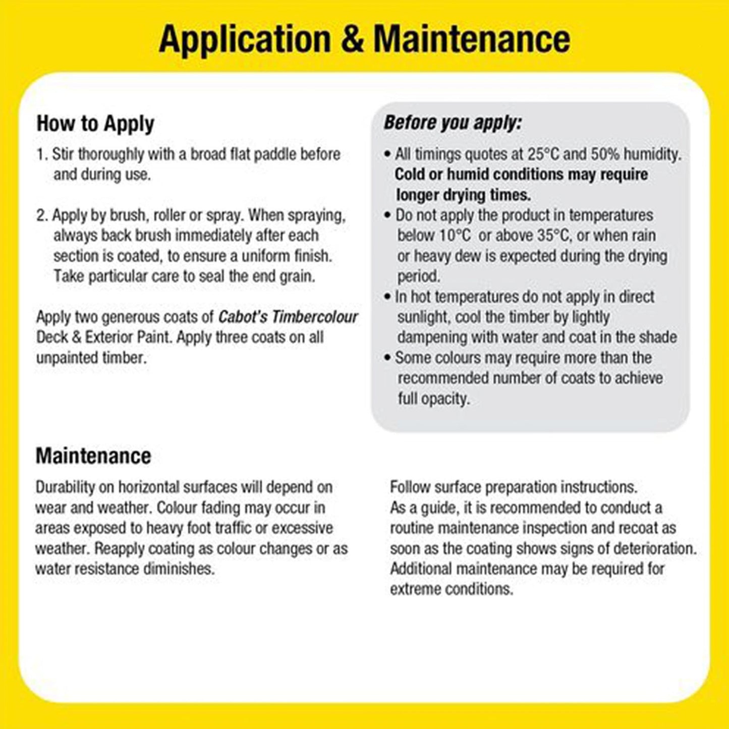 Cabot's 2L Indian Red Timbercolour Deck & Exterior Paint, UV & Mould Resistant