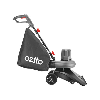 Ozito 1600W Corded Garden Vacuum, 10:1 Mulching, 25L Bag, Lightweight, 529 CFM