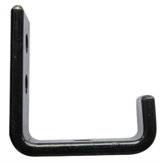Pfeiffer 50mm Black Heavy-Duty Storage Hook, 40kg Capacity, Powder Coated Finish