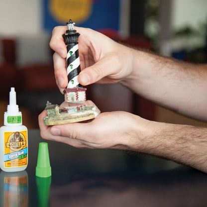 Gorilla 20g Super Glue Gel, Fast-Drying, Impact-Resistant, Versatile Bonding