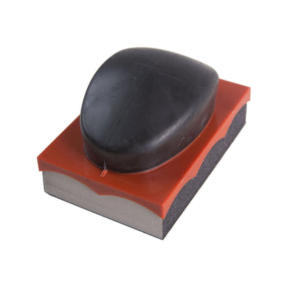 Rocket Sanding Block Holder with Medium Grit Sponge, Ergonomic, Multi-Surface, Wet/Dry Use
