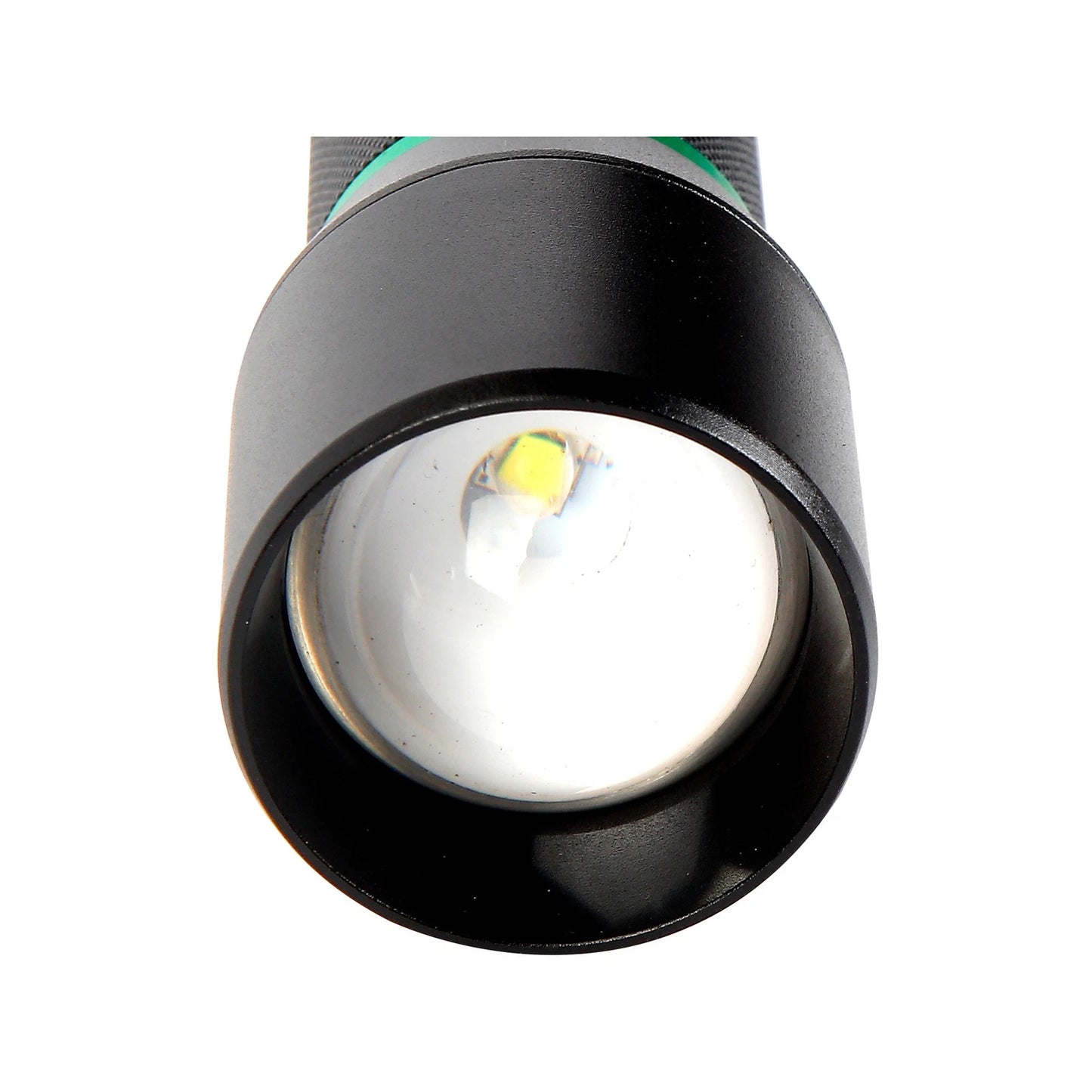 SWISS+TECH 450lm Dual Power Rechargeable Focus Beam Flashlight, USB, Water & Impact Resistant