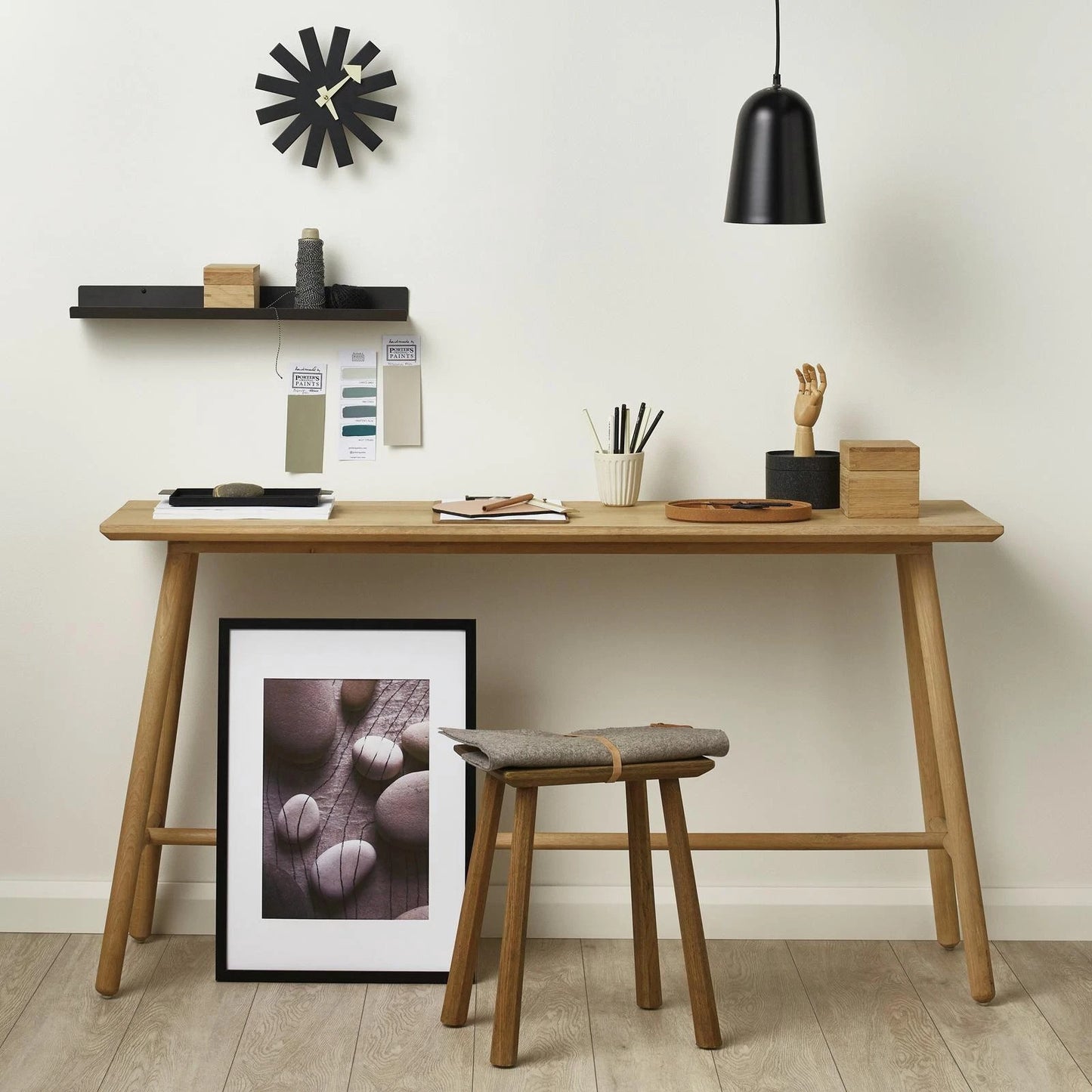 Porter's 1L Popcorn Aquasatin Eggshell Finish Washable Paint for Interior & Exterior