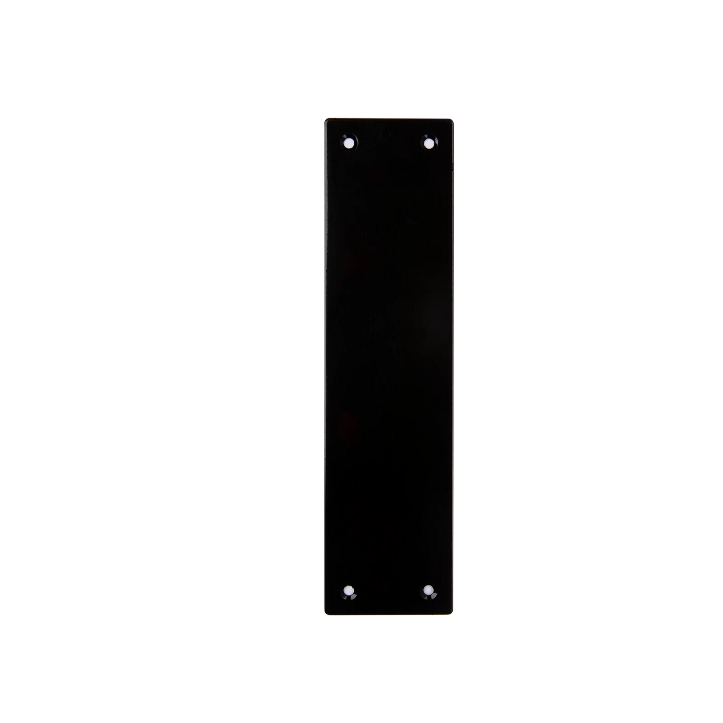 Lemaar Black Stainless Steel Push Plate 250x65x2mm, DDA Compliant, Easy Install