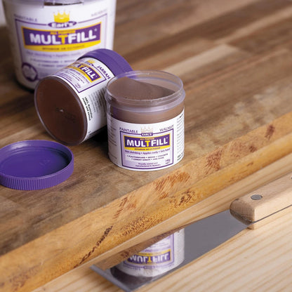 Earl's 600g Pine MulTfill Fine Filler, Interior & Exterior, Non-Shrinking, Paintable