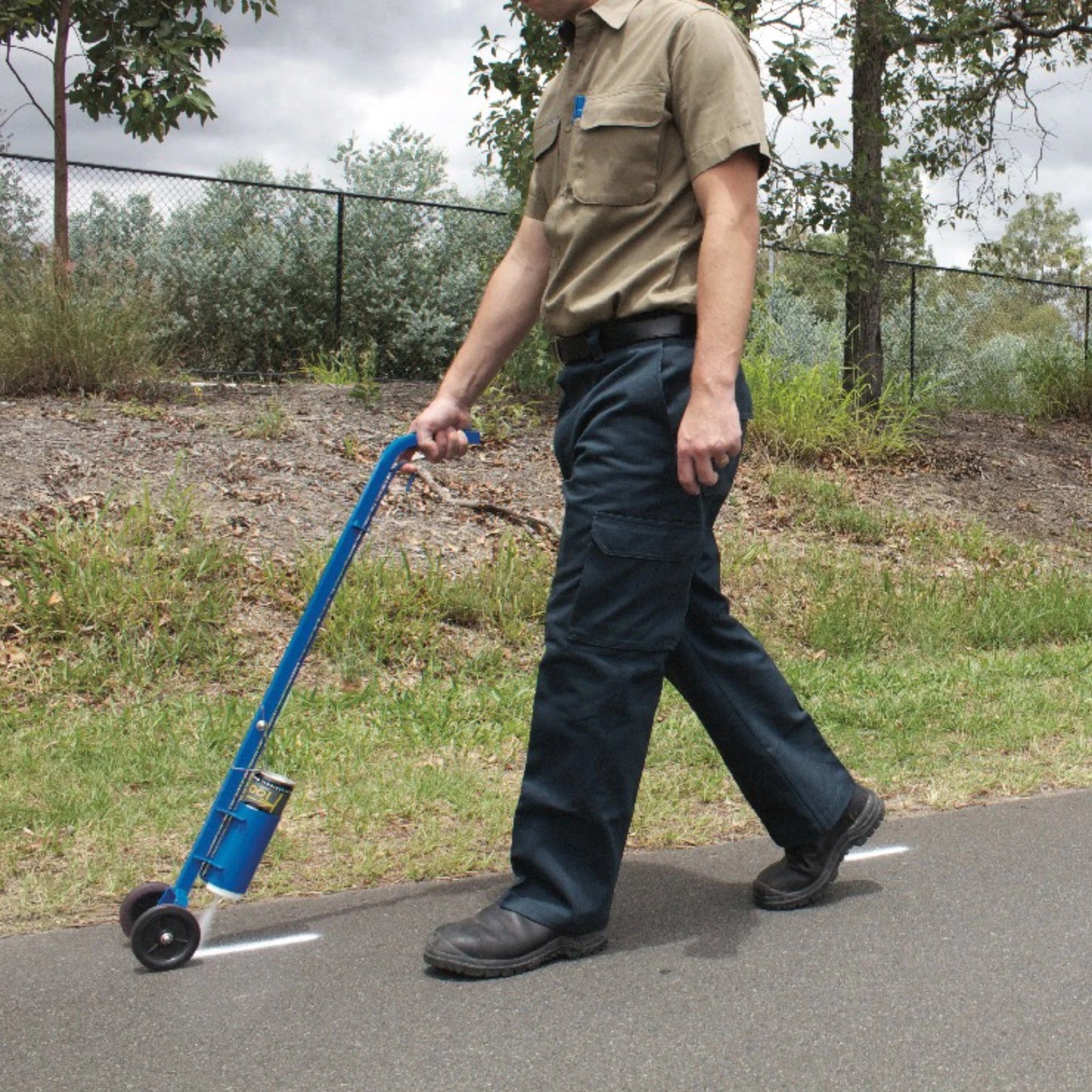 Dy-Mark 2 Wheel Spot Marking Handle, Lightweight Aluminium, Ergonomic, UV & Waterproof