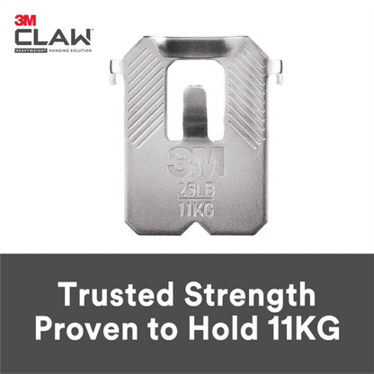3M Claw 11kg Heavyweight Hanging Solution, No Tools Needed, 4 Pack