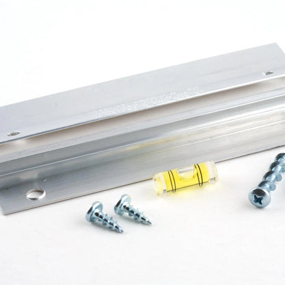 Heavy Duty Hangman 34Kg Picture & Mirror Hanger, Aluminum, Walldog Fasteners, Bubble Level