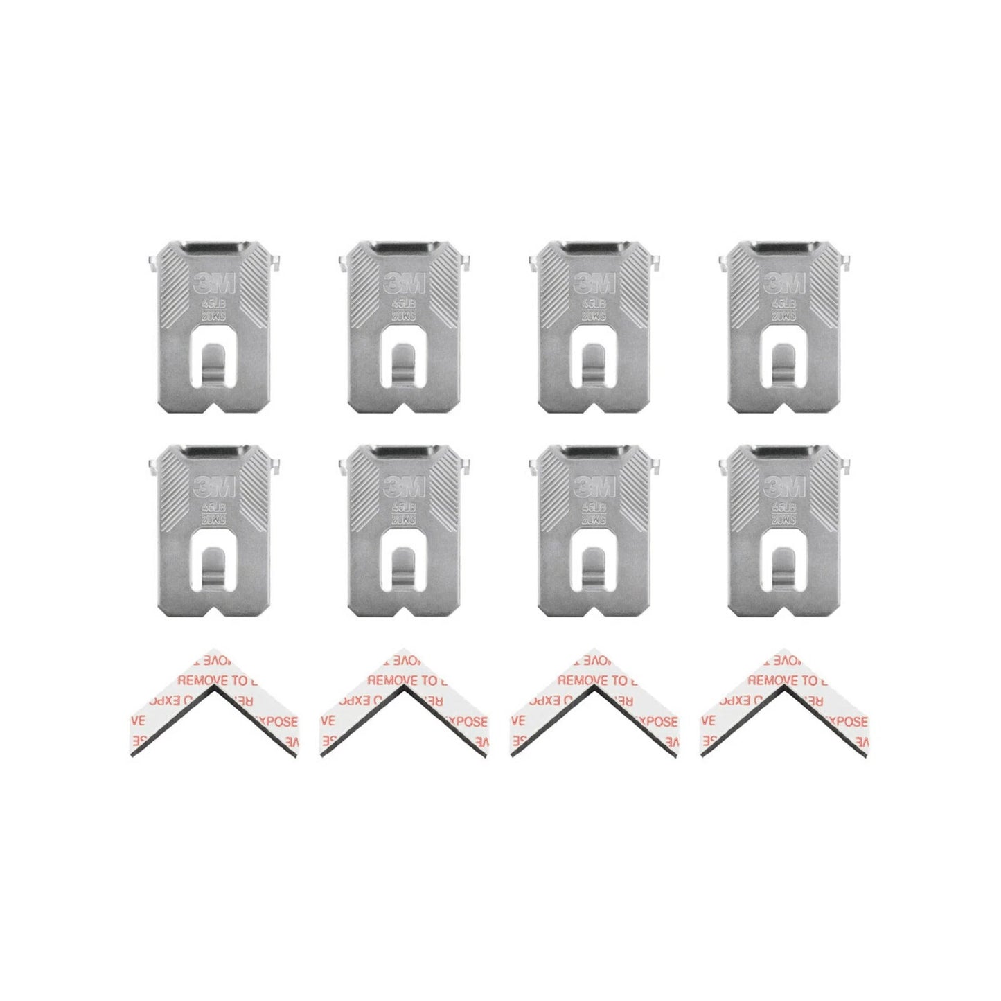 3M CLAW Drywall Picture Hangers 20kg with Spot Markers, No Tools Needed, 8 Hangers 4 Markers