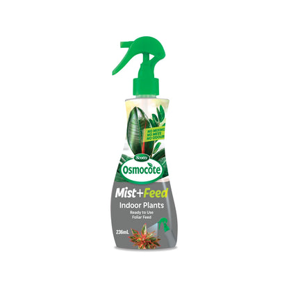 Scotts Osmocote 236ml Mist+Feed for Indoor Plants - Fast-Absorbing, Odourless, All Year Use