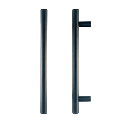 Taskmaster Matte Black T Handle 128mm - Easy Install, 10 Pack, Modern Cabinet Upgrade