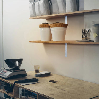 Carinya Heavy-Duty Zinc Plated Angle Bracket 250x200mm for Indoor/Outdoor Use