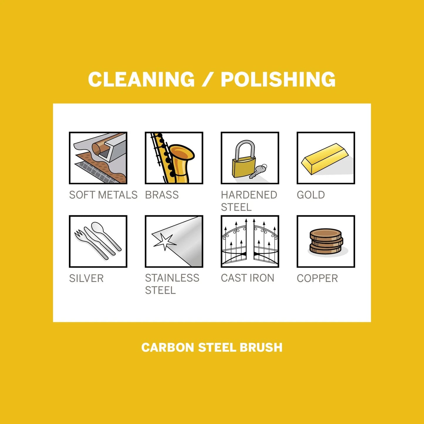 Dremel Carbon Steel Brush 13mm - Rust & Corrosion Removal, 2 Pack