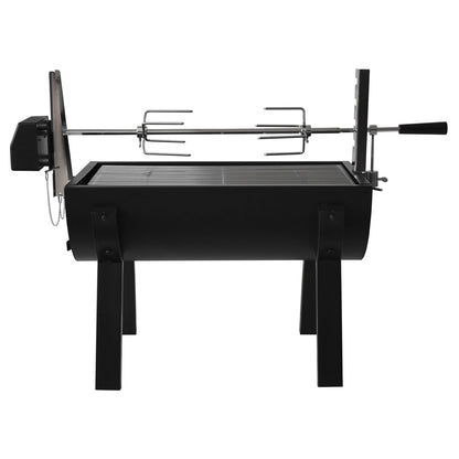 Jumbuck Novo Small Charcoal Spit Roaster, Battery-Operated, Portable, Adjustable Height