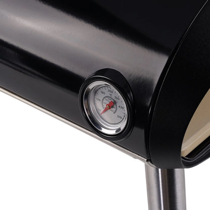 Jumbuck Portable Gas Pizza Oven with 12” Stone, Stainless Steel Burner, Accessories Included