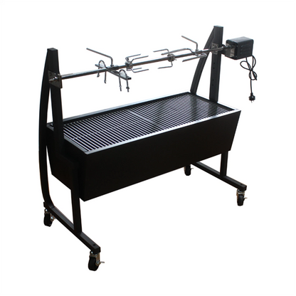 Jumbuck Rondo Medium Charcoal Spit Roaster with Adjustable Rotisserie & 240V Motor