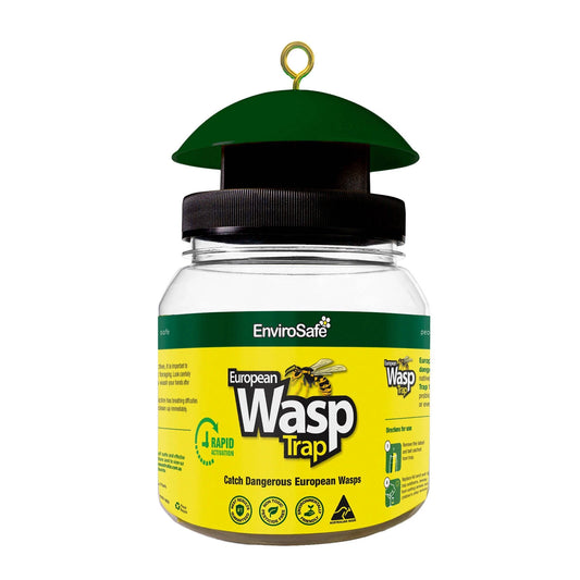 Envirosafe European Wasp Trap - Non-Toxic, Rapid Activation, Outdoor Use