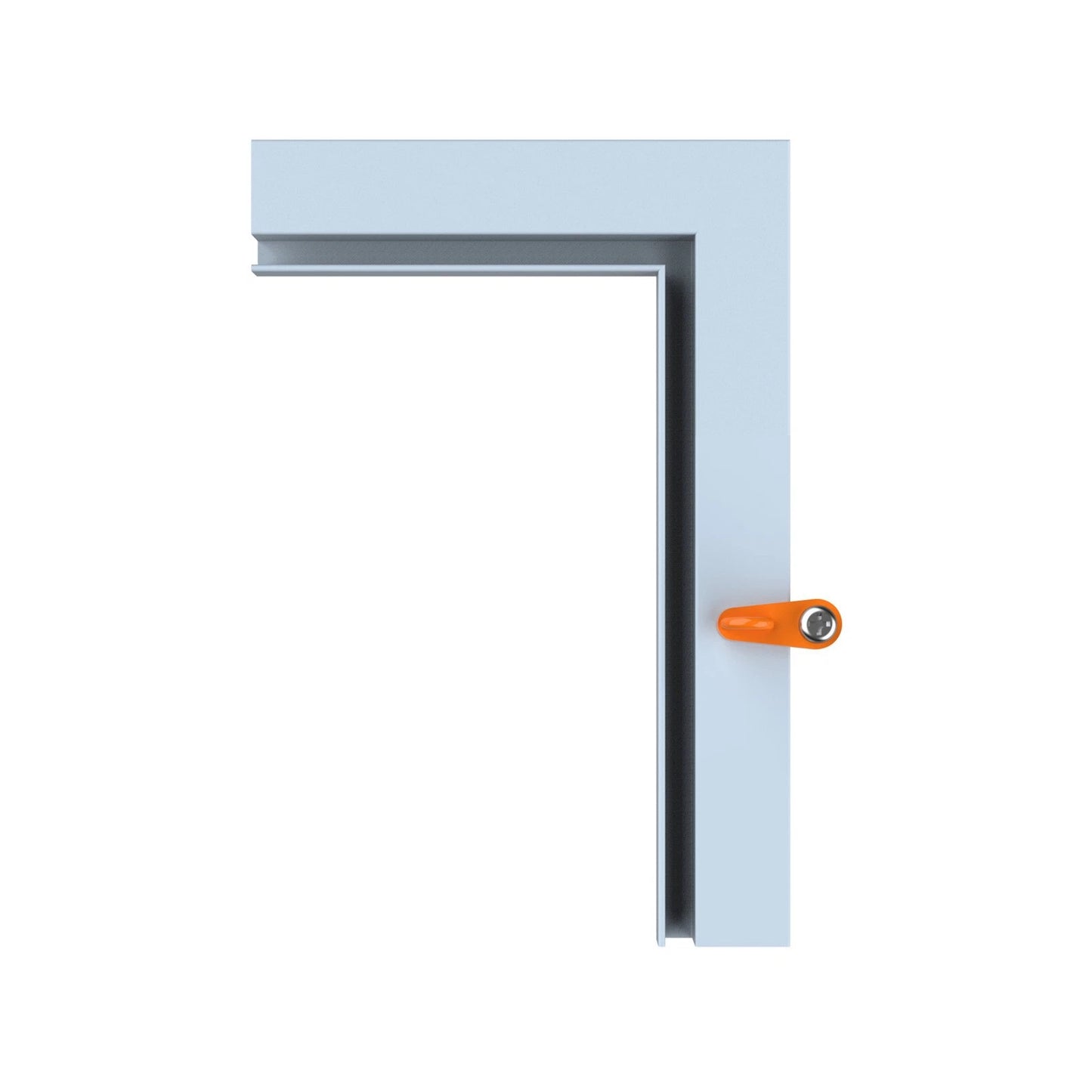 Rolltrak 9mm Black Flyscreen Clip Offset - UV Stabilised Plastic, 20 Pack