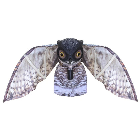 Whites Prowling Owl Pest Control 40cm x 1.0m Outdoor Decoy, Realistic Design