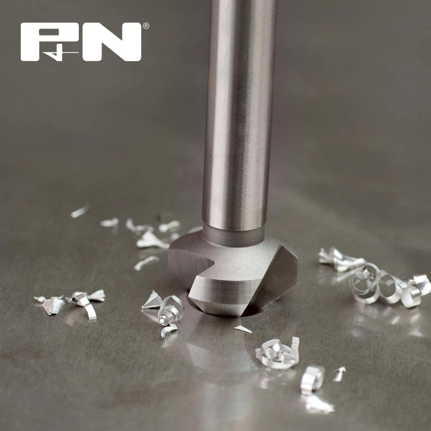 P&N 12.4mm HSS Countersink Bit, 90° Three-Flute Design, M2 Steel, Versatile Drilling