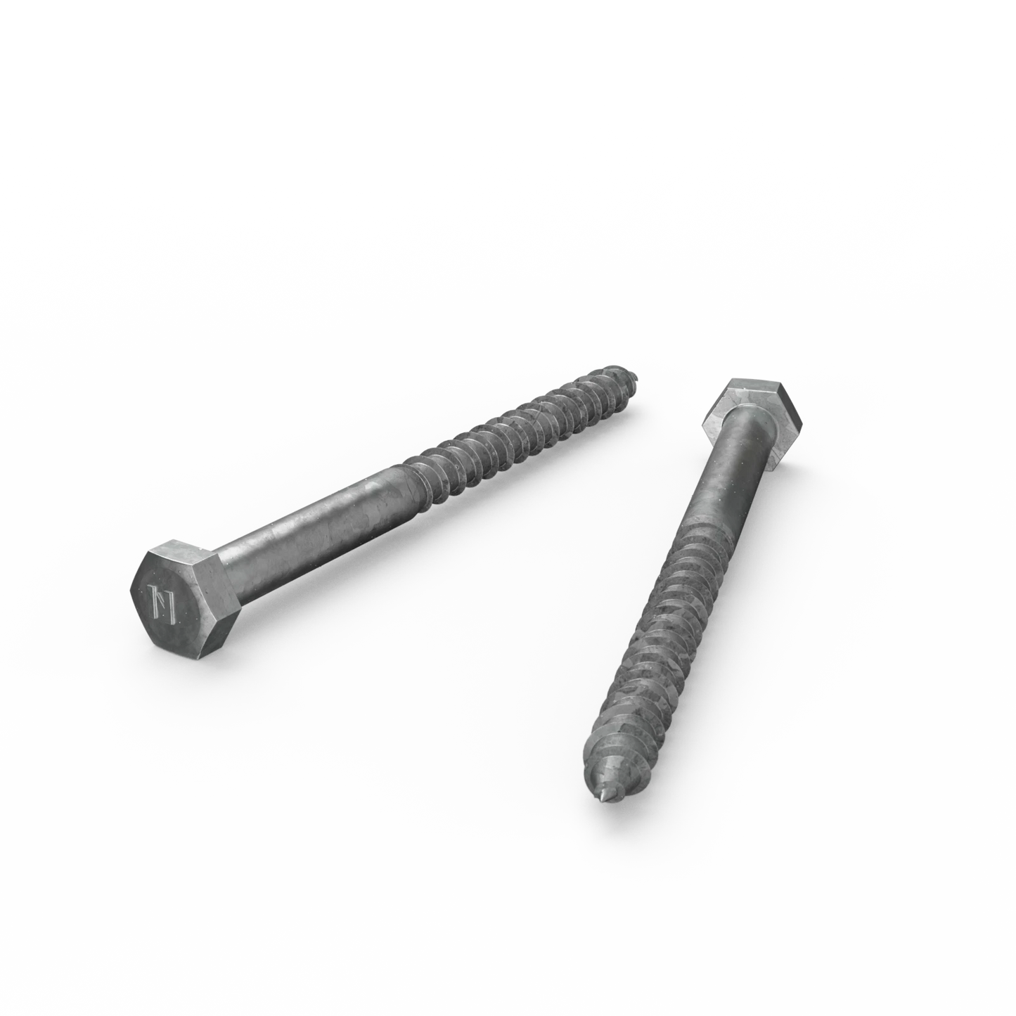 ZENITH M10 x 130mm Galvanised Hex Head Coach Screws, Corrosion Resistant